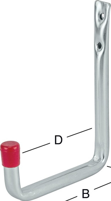 VORMANN Wandhaken U-Form ohne Gummierung Ausladung 150 mm ( 3000273042 )