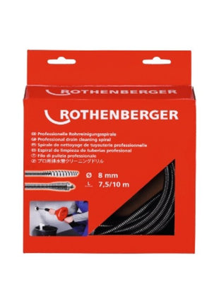 ROTHENBERGER herramienta espiral ROSPIMATIC longitud 7,5 m espiral Ø 8 mm (8000739564)