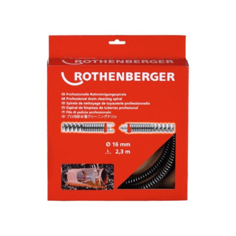 ROTHENBERGER SMK spirale per la pulizia dei tubi lunghezza 2,3 m spirale Ø 16 mm ( 4000781214 )