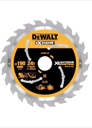 Dewalt DT 99562 Kreissägeblatt Handkreissäge 190 x 30 x 1,55 mm 24 Zähne - Toolbrothers