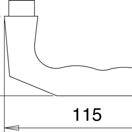 EDI Paire de béquilles de porte 125Z aluminium F1 ( 3000200004 )
