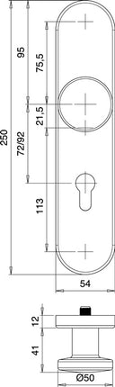 Set de protección EDI logo 8753/0792 aluminio F1 (3000261256)