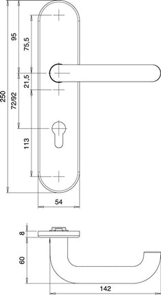 Set de protección EDI logo 8753/0792 aluminio F1 (3000261256)
