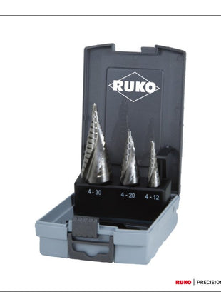 RUKO Jeu de forets étagés Ø 4-12/4-20/4-30 mm ( 4000601745 )