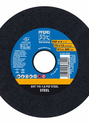 Disco de corte PFERD PSF STEEL D230x3mm recto (4000841285)