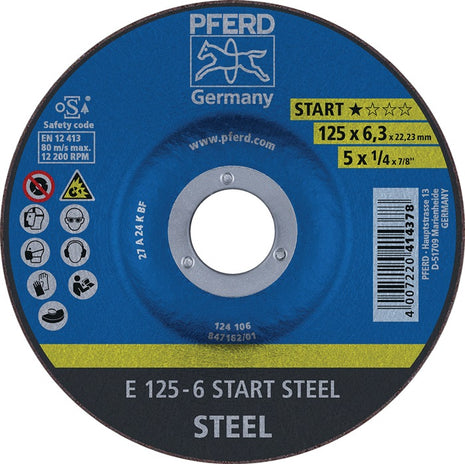 Tarcza szlifierska PFERD STEEL BOX DxS7.2mm ( 4000844217 )