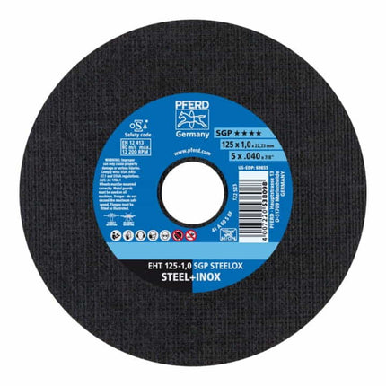 PFERD cutting disc SGP STEELOX D125x1mm straight ( 4000843068 )