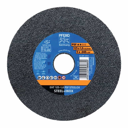 PFERD Disco de corte PSF STEELOX D125x1mm recto ( 4000842610 )