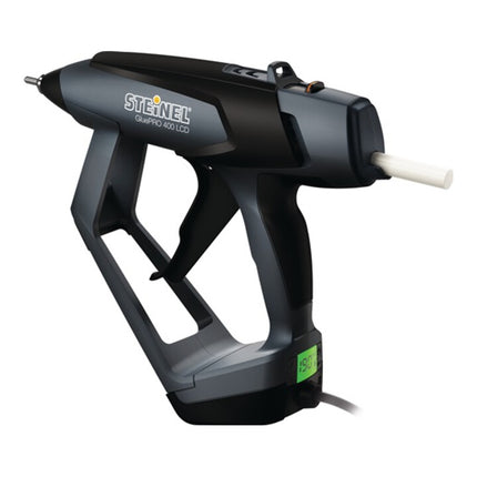 Pistola de pegamento caliente STEINEL GluePRO 400 LCD KF rendimiento adhesivo 30 g/min (4000892751)