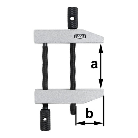 BESSEY Zacisk śrubowy równoległy PA Szerokość mocowania 116 mm ( 4000831580 )