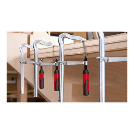 BESSEY all-steel screw clamp OMEGA Clamping width 400 mm Projection 120 mm ( 4000831475 )