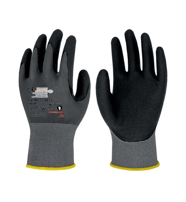 Guantes HONEYWELL FlexMech 663+ talla 10 gris/negro ( 8000755424 )