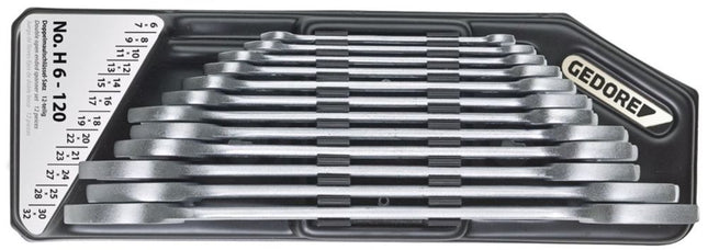 Juego de llaves fijas dobles GEDORE H 6-120 12 piezas SW6-32 mm ( 4000823698 )