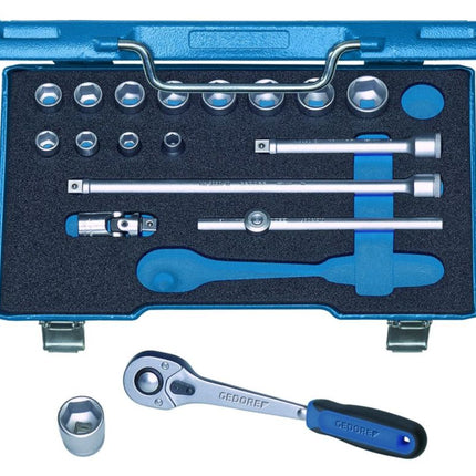 Zestaw kluczy nasadowych GEDORE 30 HMU-10 22-częściowy 3/8 ″ ( 4000770968 )