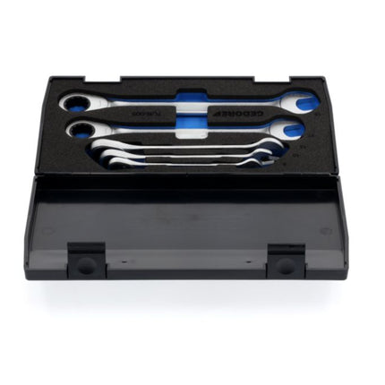 GEDORE ratchet spanner set 7R-005 5-piece spanner widths 8-19 mm ( 4000821988 )