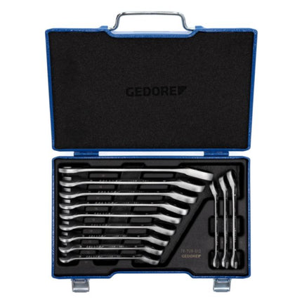 Zestaw kluczy płasko-oczkowych GEDORE 7 UR-012 12-częściowy o szerokości 8-19 mm ( 4000821990 )