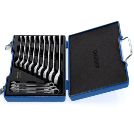 Zestaw kluczy płasko-oczkowych GEDORE 7 UR-012 12-częściowy o szerokości 8-19 mm ( 4000821990 )