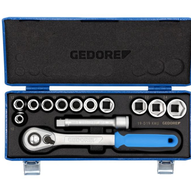 GEDORE socket spanner set 19 SME-20 13-piece 1/2 ″ ( 4000880496 )