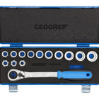 GEDORE socket spanner set 19 SKU-20 14-piece 1/2 ″ ( 4000880518 )