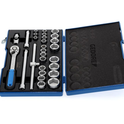 Set di chiavi a bussola GEDORE 19 VMU-10 28 pezzi 1/2 ″ ( 4000880520 )