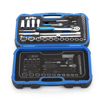 GEDORE socket spanner set 19 BMC 20 69-piece 1/4 + 1/2 ″ ( 4000820592 )
