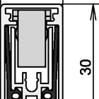 Guarnizione per porta ATHMER Schall-Ex(R) L-15/30 WS 1-880 lunghezza 1 lato 708 mm ( 3327023200 )