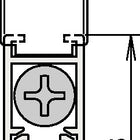 Guarnizione per porta ATHMER a doppia guarnizione(R) M-12/35 1-392 su 1 lato lunghezza 958 mm ( 3327023066 )