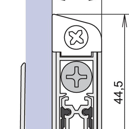 ATHMER Joint de porte Schall-Ex(R) GS-8 1-407 1 côté longueur 833 mm ( 3327023075 )