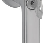 HOPPE Fenstergriff Hamburg 0700LS/U26 100NM Aluminium F9 Aluminium stahlfarben ( 3000203157 )