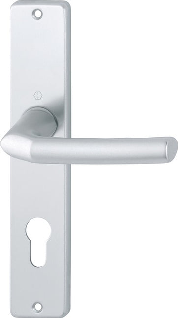 HOPPE Garniture à plaque longue Birmingham 1117/202SP aluminium F1 ( 3000252986 )