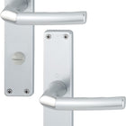 HOPPE long plate set Birmingham 1117/202SP Aluminium F1 ( 3000252987 )