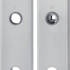 HOPPE Paire de plaques longues E3331/3310 mat F69 ( 3000209800 )