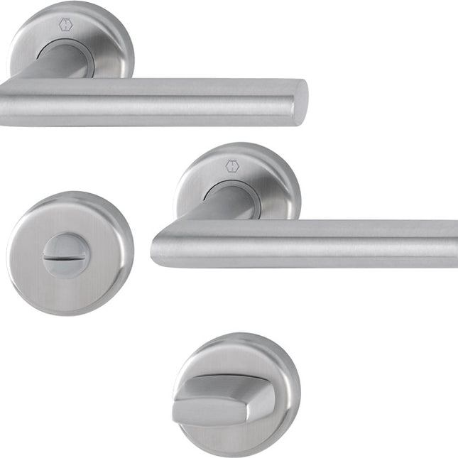 HOPPE Escutcheon set Utrecht E1444Z/17KV/17KVS Stainless steel F69 ( 3000220005 )