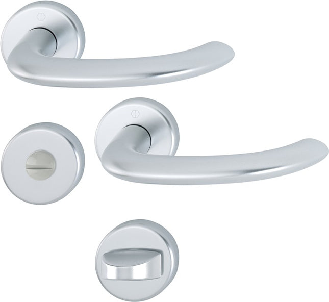 Juego de roseta HOPPE Marseille 1138/42KV/42KVS Aluminio F1 ( 3000252250 )