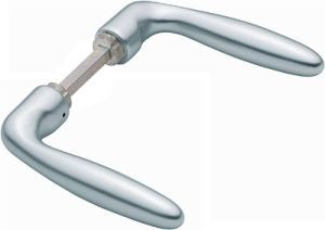 HOPPE lever handle pair Verona 1510 Aluminium F1 ( 3000252585 )