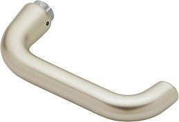 HOPPE lever handle hole part Paris 138L aluminium F2 / nickel silver coloured ( 3000252101 )