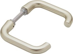 HOPPE lever handle pair Paris 138L Aluminium F2 ( 3000252100 )