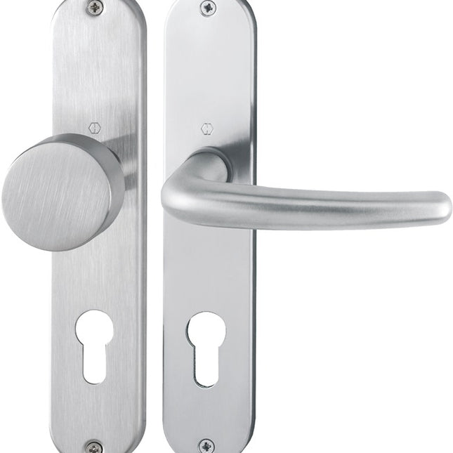 HOPPE Langschildgarnitur Denver E58/302/1310Z Edelstahl F69 ( 3000252653 )