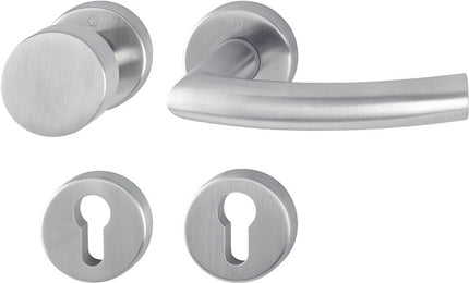 HOPPE Juego de escudos Trondheim E58/42KV/42KVS/1430Z Acero inoxidable F69 ( 3000252648 )