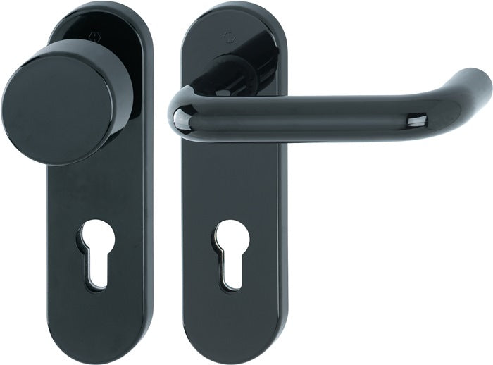 Set di protezione antincendio HOPPE Paris FS-K58/353K/138 PVC-U F9005 D/K ( 3000251119 )