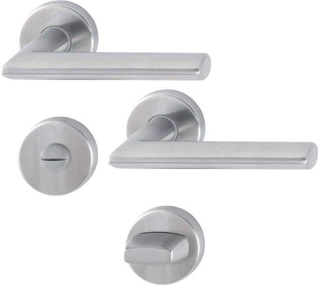 HOPPE Zestaw rozet Stockholm E1140Z/42KV/42KVS Stal nierdzewna F69 ( 3000252132 )