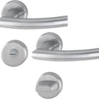 HOPPE Set di rosette Narvik E1430ZP/17KV/17KVS Acciaio inox F69 ( 3000252277 )