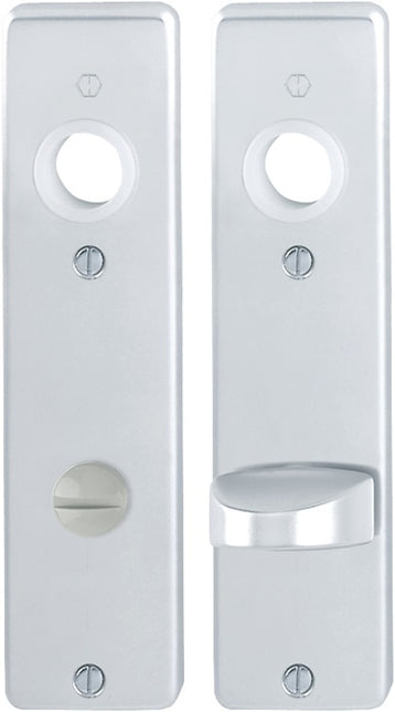 HOPPE short backplate pair 202KP aluminium F1 ( 3000252021 )