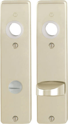 HOPPE coppia piastra posteriore corta 202KP alluminio F2 ( 3000252026 )