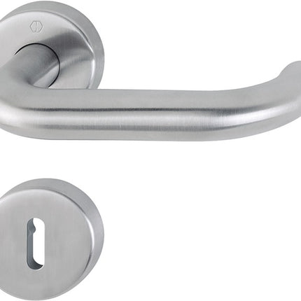 HOPPE Garniture à rosette Paris E138/42H/42HKVS Acier inoxydable F69 ( 3000203100 )