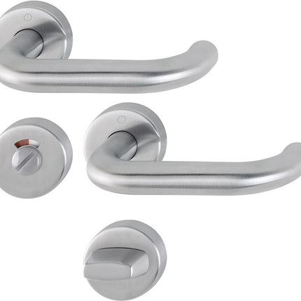 Juego de rosas HOPPE Paris E138/42H/42HKVS acero inoxidable F69 ( 3000203102 )