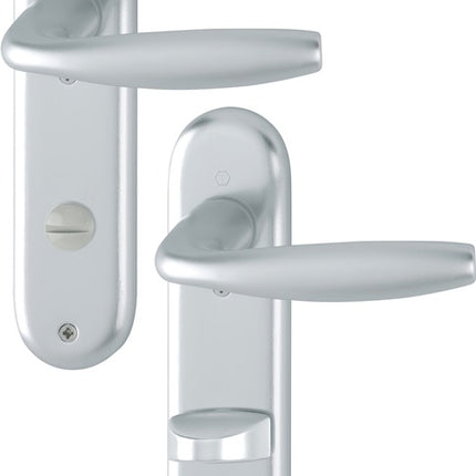 HOPPE short escutcheon set New York 1810/273KP Aluminium F1 ( 3000203556 )