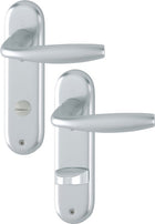 HOPPE short escutcheon set New York 1810/273KP Aluminium F1 ( 3000203556 )