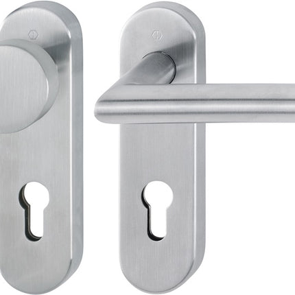 HOPPE set di rosette corte Amsterdam E58/353KH/1400 acciaio inox F69 ( 3000203121 )