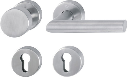 HOPPE fire protection set Amsterdam FS-E58/42H/42HS/1400 stainless steel F69 D/K ( 3000203123 )